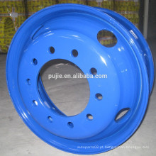 Tubeless 22.5x8.25 Blue Truck Steel Rims with 10 Holes